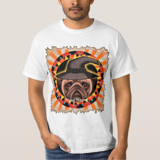 Pug Witch T Shirt