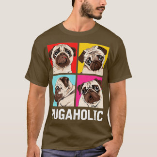Pugahol Pug Älskare Gift T Shirt