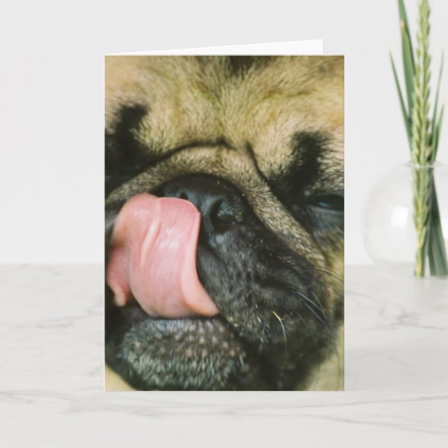 Pugalicious Greeting Card Kort (Framsida)