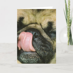 Pugalicious Greeting Card Kort
