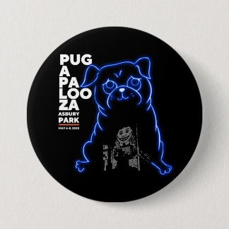 Pugapalooza Asbury Park 2022 Button Knapp