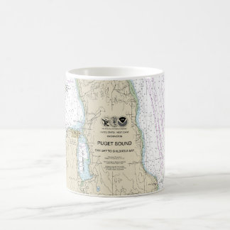 Puget Ljud Oak Bay till Shilshole Bay Kaffemugg