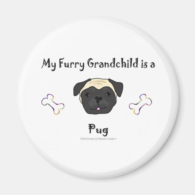 PugFawn Magnet (Framsidan)