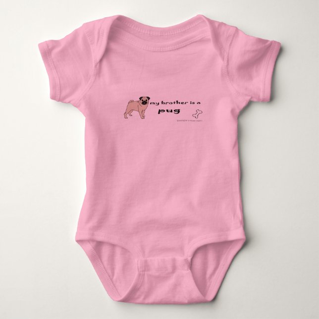 PugFullBodyBrother Tee (Framsida)