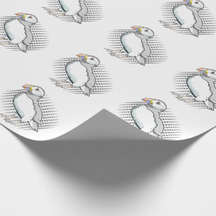Pugga för cute-vektor presentpapper