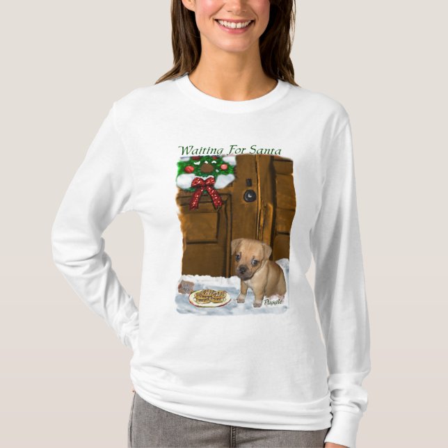 Puggeljulklappar T-shirt (Framsida)