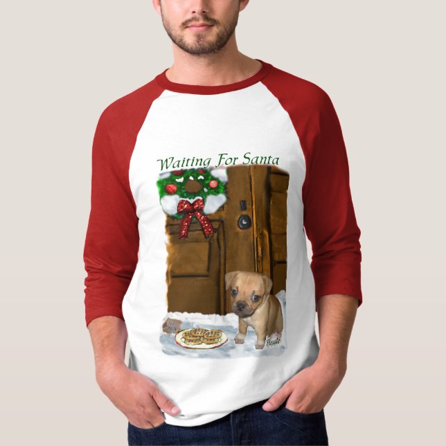 Puggeljulklappar T-shirt (Framsida)