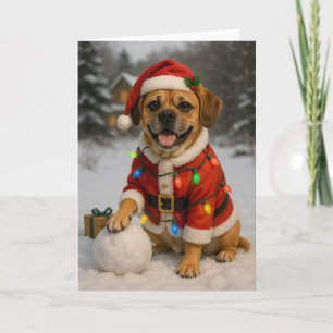 Puggeljulkort Kort