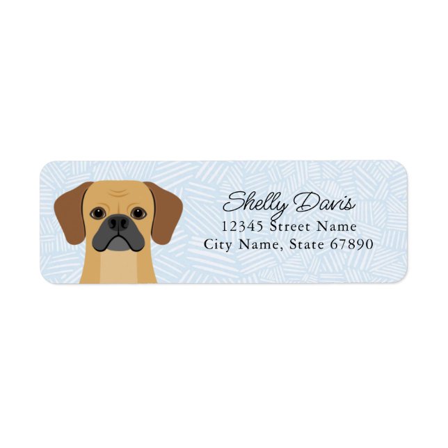 PuggelReturetiketter Returadress Etikett (Framsidan)