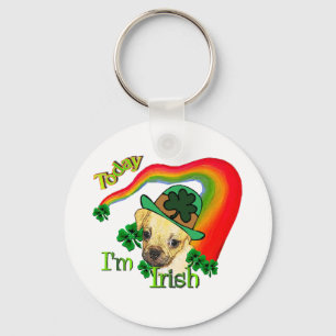 PuggelSt patricks day Nyckelring