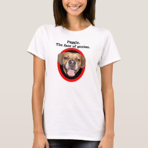 Puggle. Ansiktet av genius.en T Shirt