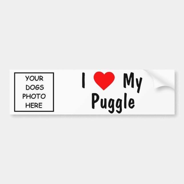 Puggle Bildekal (Framsidan)