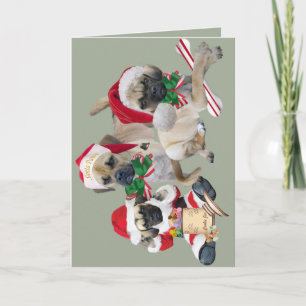 Puggle god julkort helgkort