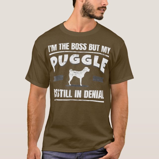 Puggle Hund Training Rolig hund Älskare Shirt T (Framsida)