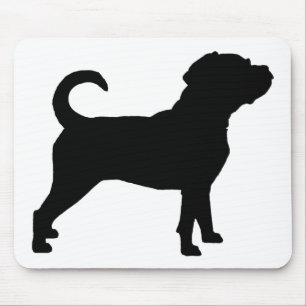 Puggle hundSilhouette Musmatta