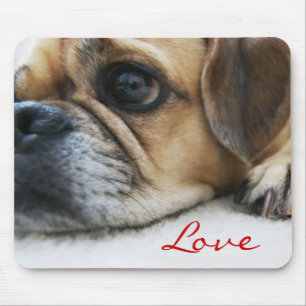Puggle kärlek Mousepad Musmatta