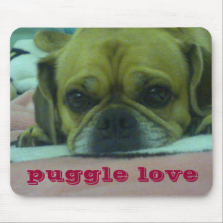 Puggle kärlekmousepad musmatta
