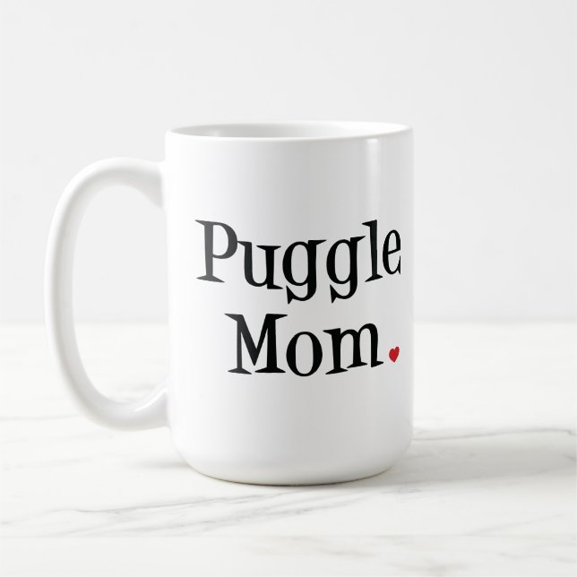 Puggle mammamugg kaffemugg (Vänster)