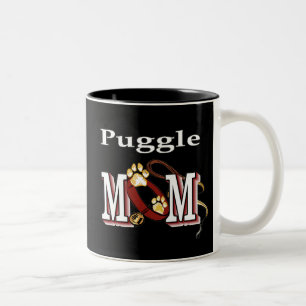 Puggle mammamugg Två-Tonad mugg