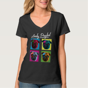 Puggle Pug Hundägare Artist Pet Hund Pugs T Shirt