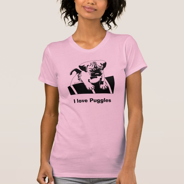 Puggle skjorta tee (Framsida)