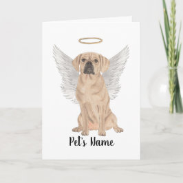 Puggle Sympathy Memorial Kort