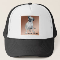 Puggle Talkin till mig hatt
