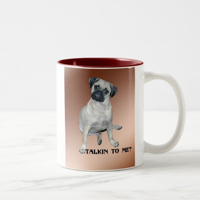 Puggle Talkin till mig mugg (Höger)