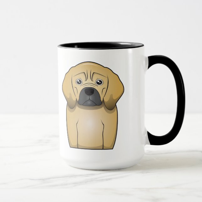 Puggle tecknad mugg (Höger)