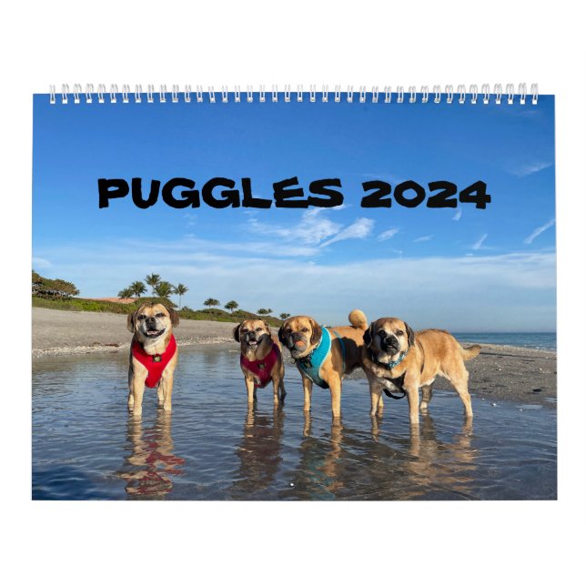 PUGGLES 2024 KALENDER (Omslag)