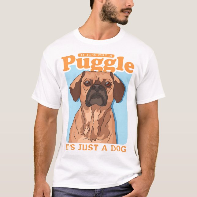 Puggles Hundägare Det är en Puggle-kopia T Shirt (Framsida)