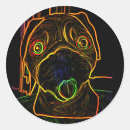 Puggo Runt Klistermärke