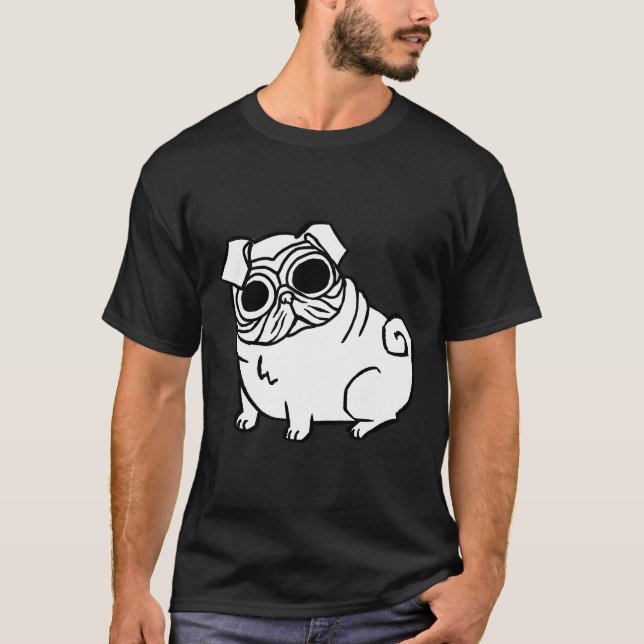 Puggögd klassisk T-Shirt 463 (Framsida)