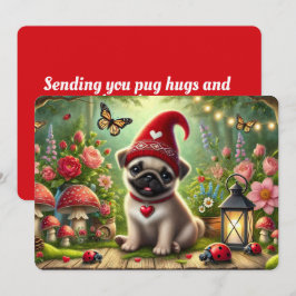 Puggsnuttig lägenhets julkort