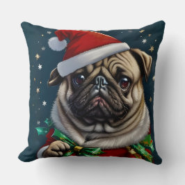 Puggy Claus Collection Kudde