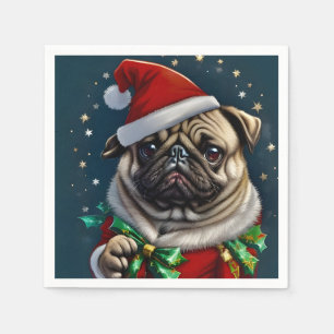 Puggy Claus Collection Pappersservett