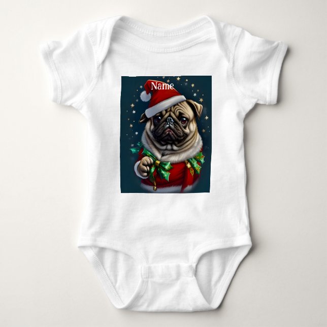 Puggy Claus Collection T Shirt (Framsida)