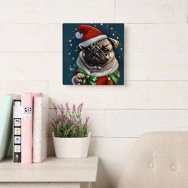 Puggy Claus Kollektion Fyrkantig Klocka