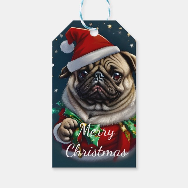 Puggy Claus-samling Presentetikett (Framsidan)