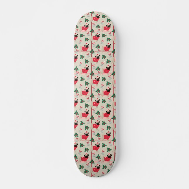 Puggy jul Skateboard (Framsida)