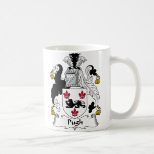 Pugh familjvapensköld kaffemugg