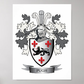 Pugh Family Crest Jackar av Arm Poster