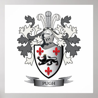 Pugh Family Crest Jackar av Arm Poster