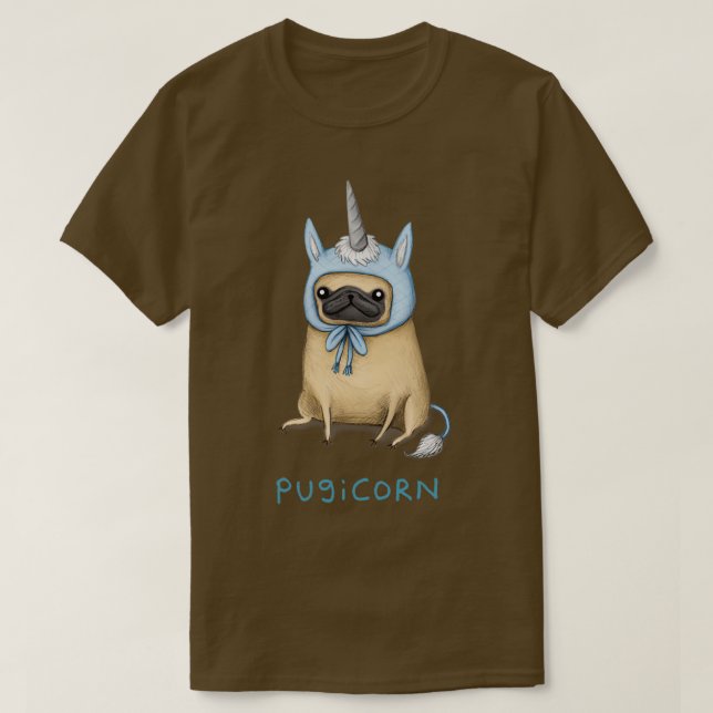Pugicorn Fawn T Shirt (Design framsida)