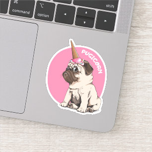 Pugicorn Klistermärken