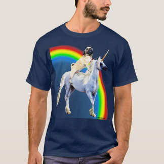 Pugicorn Rainbow T Shirt