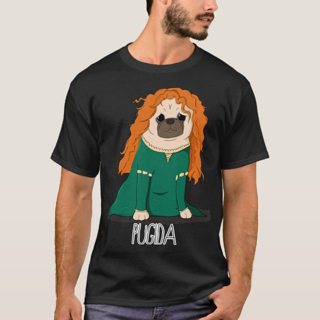 Pugida! Klassiskt T-Shirt 433 (Framsida)