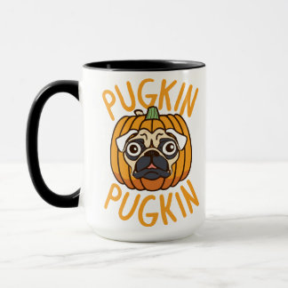 Pugkin Pug Hund Halloween Mugg - Spooky Tee