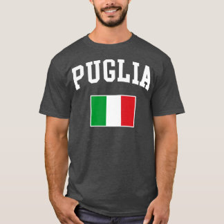 Puglia Italien Flagga Italia Family Gift T Shirt