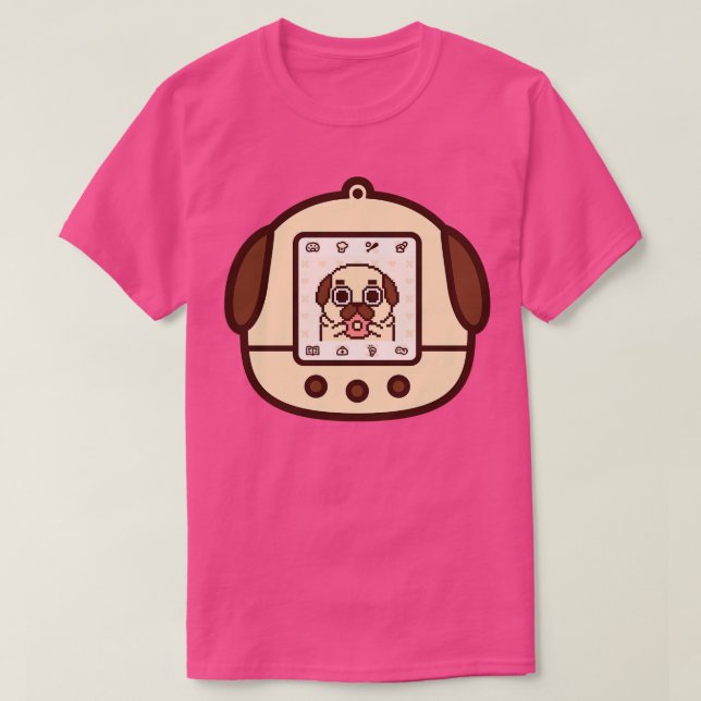 Pugligotchi Puglie T Shirt (Design framsida)